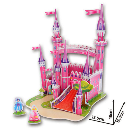 3D DIY Castle Construction Puzzle
